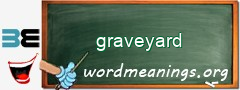 WordMeaning blackboard for graveyard